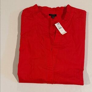 Talbots Scarlet Blouse NWT!